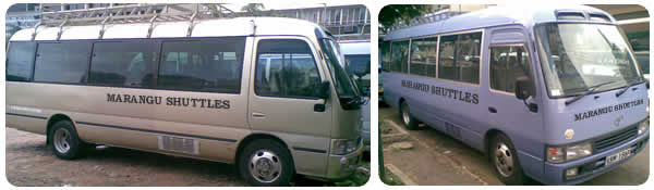 Nairobi Moshi shuttle bus
